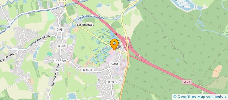 localisation de l'entreprise TAAG  HASNON