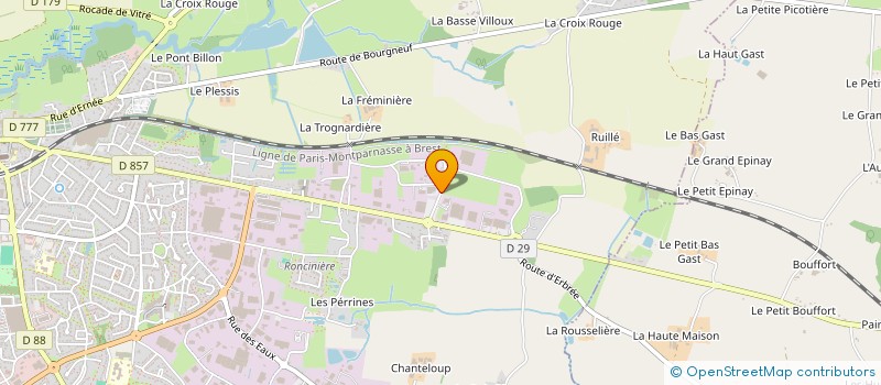 localisation de l'entreprise TAAJ  VITRE