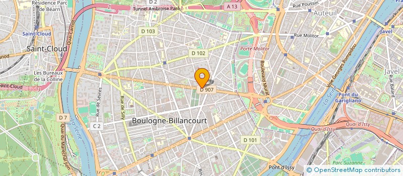 localisation de l'entreprise TAAM TOV à BOULOGNE-BILLANCOURT