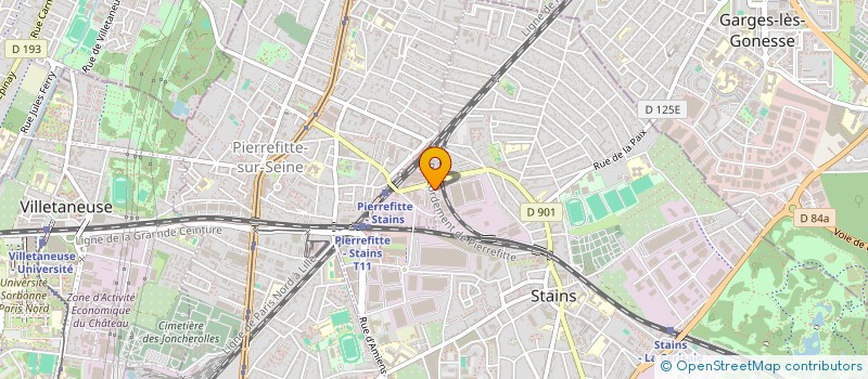 localisation de l'entreprise TAAMI à PIERREFITTE-SUR-SEINE