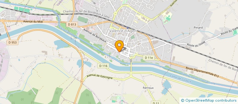 localisation de l'entreprise TAANGA TARN ET GARONNE à VALENCE