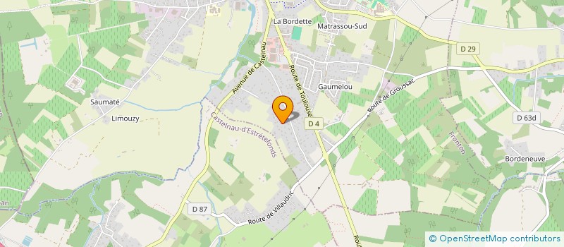 localisation de l'entreprise TAB à FRONTON