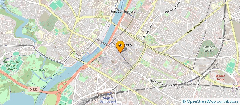 localisation de l'entreprise TAB +  ANGERS