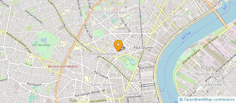 localisation de l'entreprise TAB à BORDEAUX
