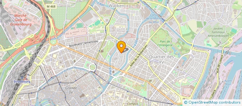 localisation de l'entreprise TAB 48 à STRASBOURG