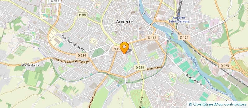 localisation de l'entreprise TAB'AGIR à AUXERRE