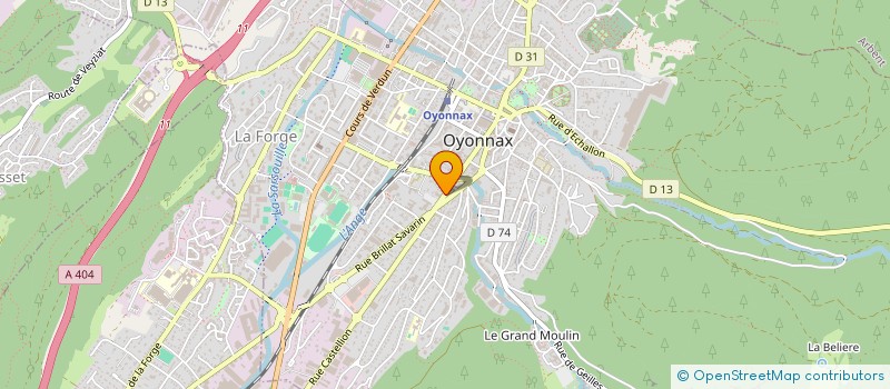 localisation de l'entreprise TAB CONSULTING à OYONNAX