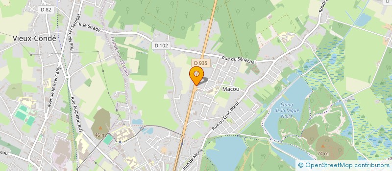 localisation de l'entreprise TAB EXPRESS  CONDE-SUR-L'ESCAUT