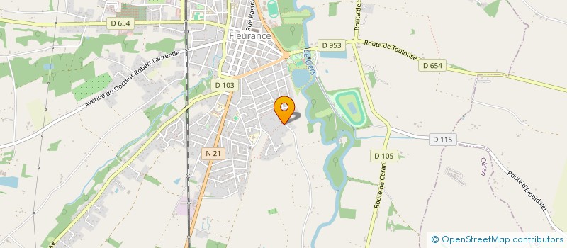 localisation de l'entreprise TABAA  FLEURANCE