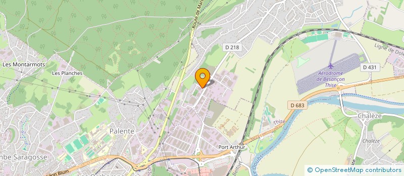 localisation de l'entreprise TABAC  THISE