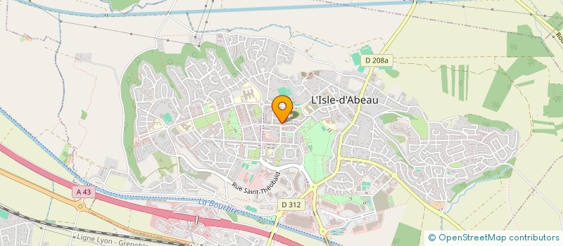 localisation de l'entreprise TABAC ARARAT  L'ISLE-D'ABEAU