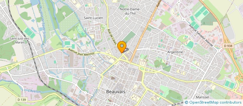 localisation de l'entreprise TABAC CALAIS  BEAUVAIS