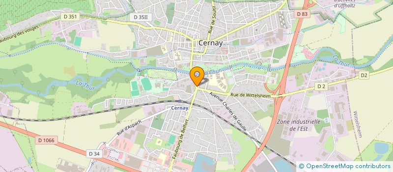 localisation de l'entreprise TABAC CHEZ NICOLAS à CERNAY