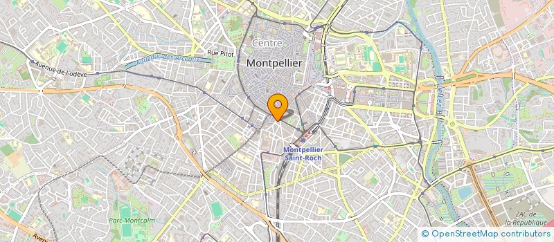 localisation de l'entreprise TABAC DE L'ALLIANCE à MONTPELLIER