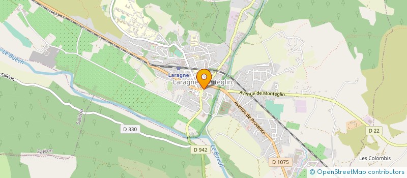 localisation de l'entreprise TABAC DE LA FONTAINE  LARAGNE-MONTEGLIN