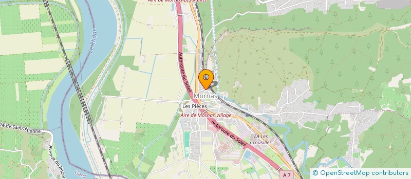 localisation de l'entreprise TABAC DE LA FORTERESSE  MORNAS