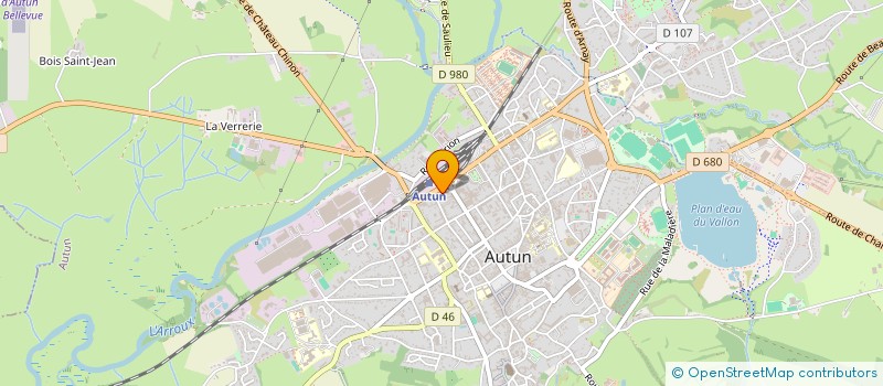 localisation de l'entreprise TABAC DE LA GARE à AUTUN