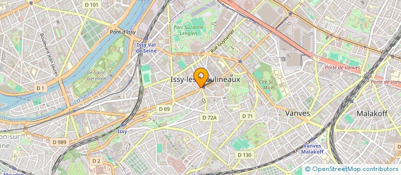 localisation de l'entreprise TABAC DE LA MAIRIE à ISSY-LES-MOULINEAUX
