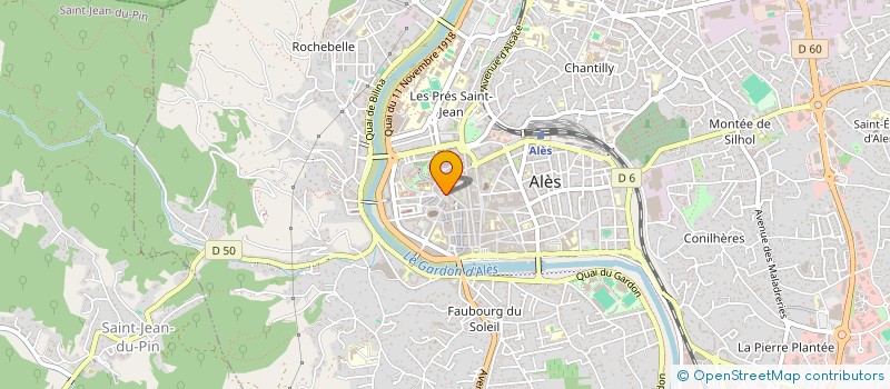 localisation de l'entreprise TABAC DE LA MAIRIE  ALES