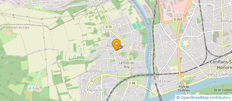 localisation de l'entreprise TABAC DE LA MAIRIE  MAURECOURT