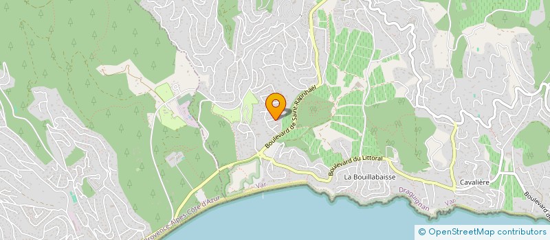 localisation de l'entreprise TABAC DE LA POSTE à LA CROIX-VALMER