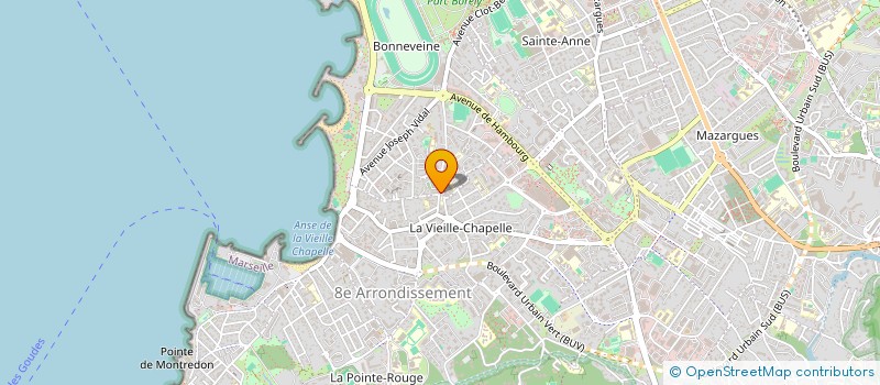 localisation de l'entreprise TABAC DE LA VIEILLE CHAPELLE à MARSEILLE