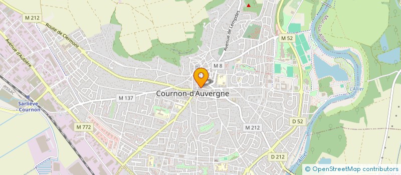 localisation de l'entreprise TABAC DE MONGELAS  COURNON-D'AUVERGNE