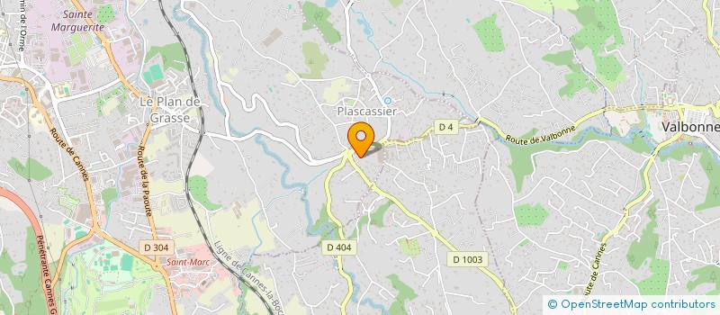 localisation de l'entreprise TABAC DE PLASCASSIER à GRASSE