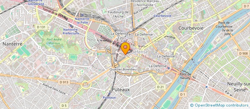 localisation de l'entreprise TABAC DES 4 TEMPS à PUTEAUX