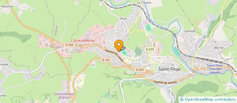 localisation de l'entreprise TABAC DES ALLEES  SAINT-FLOUR