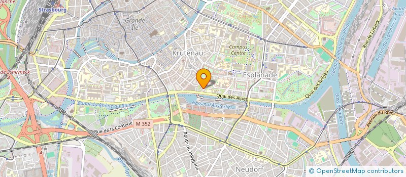 localisation de l'entreprise TABAC DES ALPES à STRASBOURG