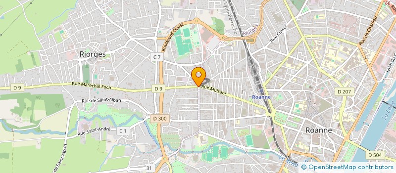 localisation de l'entreprise TABAC DES CANAUX à RIORGES