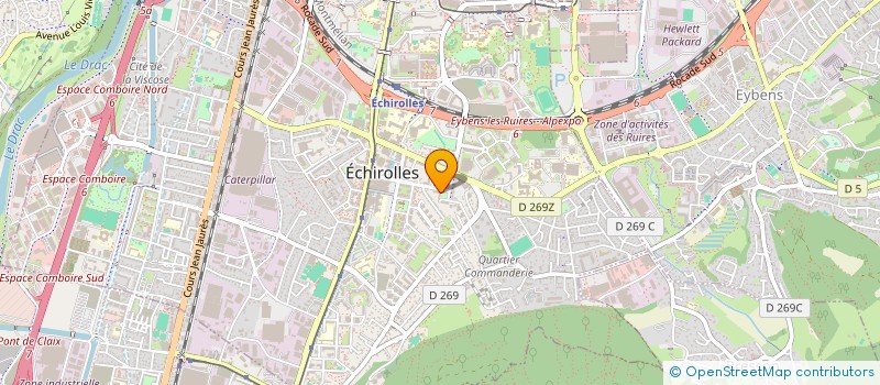 localisation de l'entreprise TABAC DES CEDRES à ECHIROLLES