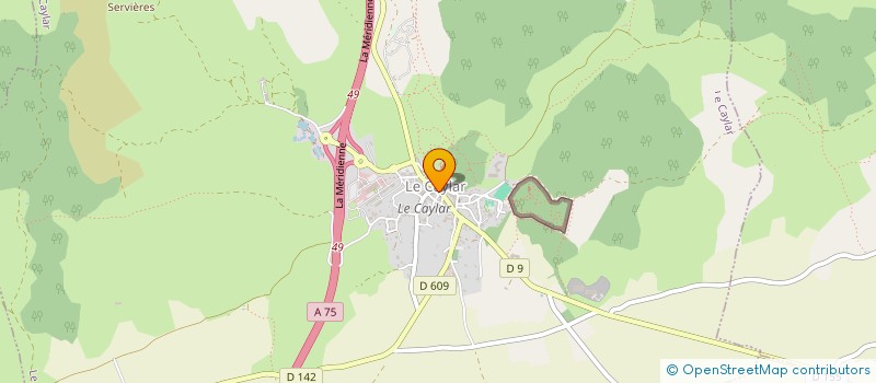 localisation de l'entreprise TABAC DES ROCAILLES  LE CAYLAR