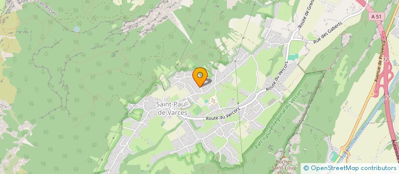 localisation de l'entreprise TABAC DU CENTRE  SAINT-PAUL-DE-VARCES