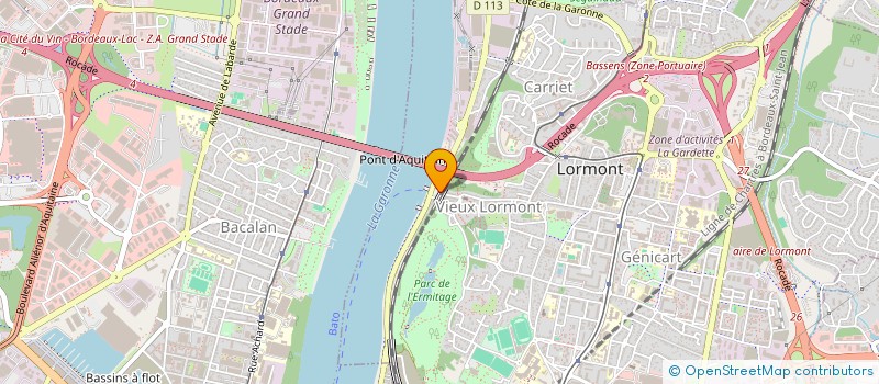 localisation de l'entreprise TABAC DU CENTRE - SB  PAREMPUYRE