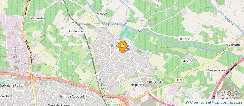 localisation de l'entreprise TABAC DU LIBRON  BOUJAN-SUR-LIBRON