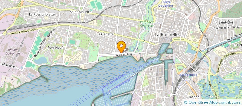 localisation de l'entreprise TABAC DU MAIL  LA ROCHELLE