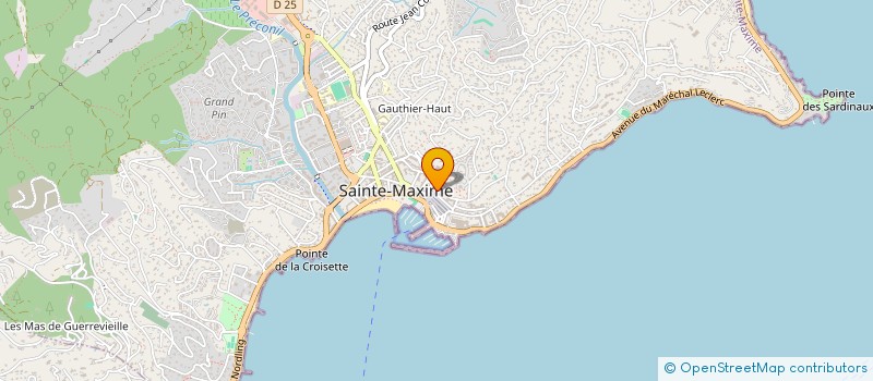 localisation de l'entreprise TABAC DU PORT à SAINTE-MAXIME