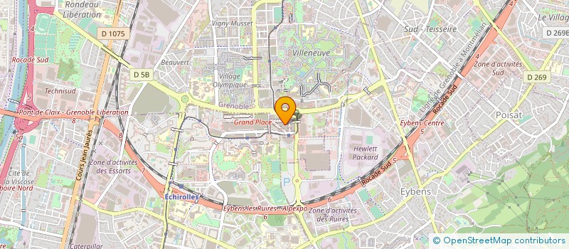 localisation de l'entreprise TABAC GRAND PLACE à GRENOBLE