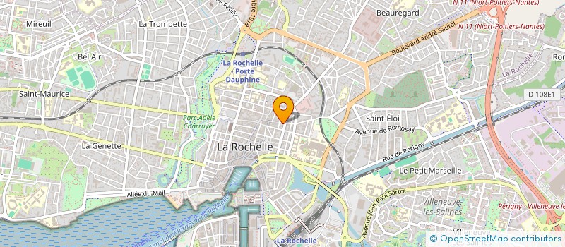 localisation de l'entreprise TABAC JOURNAUX LUCE ET CARON à LA ROCHELLE