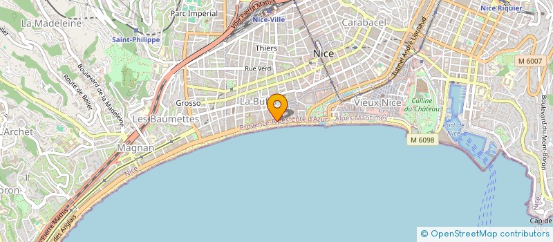 localisation de l'entreprise TABAC LE CORONA PROMENADE à NICE