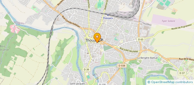 localisation de l'entreprise TABAC LE SABLAIS  THOUARS