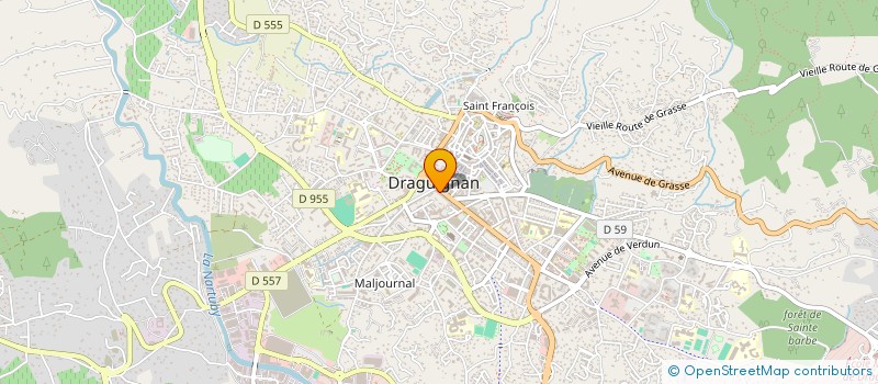 localisation de l'entreprise TABAC LEMARCHAND  DRAGUIGNAN