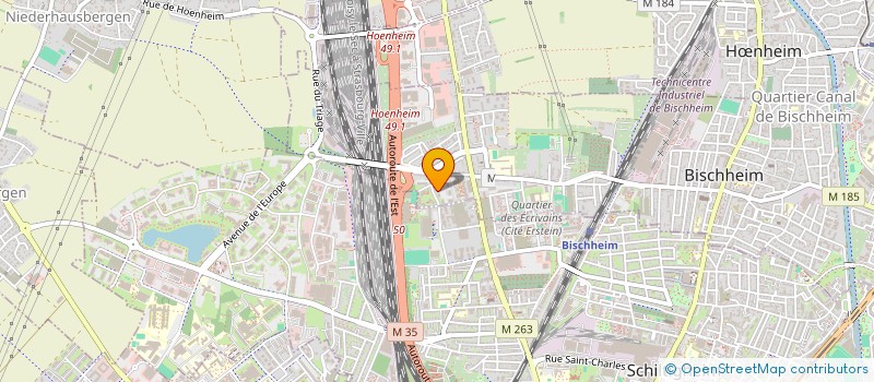 localisation de l'entreprise TABAC LYNE  STRASBOURG