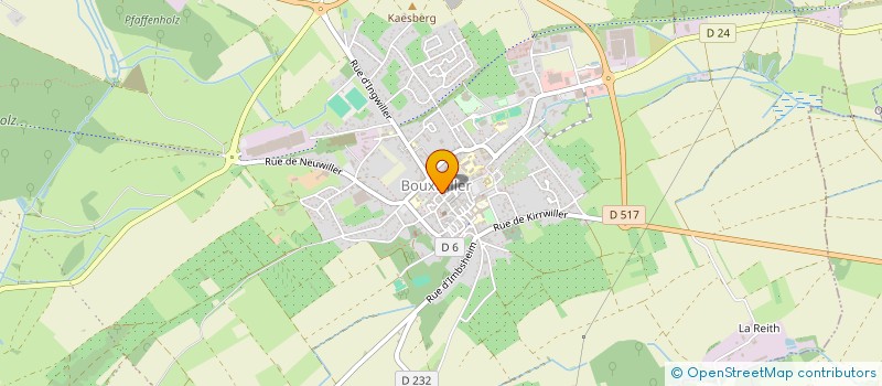 localisation de l'entreprise TABAC MELANIE  BOUXWILLER