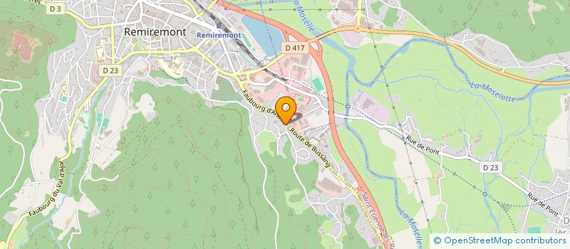 localisation de l'entreprise TABAC PRESSE DE LA MADELEINE  REMIREMONT