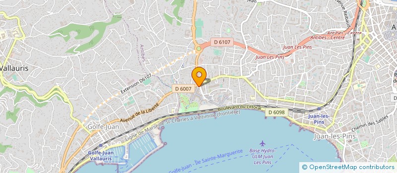 localisation de l'entreprise TABAC PRESSE FONTAINE  ANTIBES