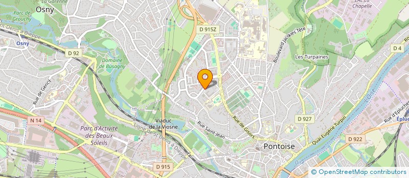 localisation de l'entreprise TABAC PRESSE LES LOUVRAIS  PONTOISE