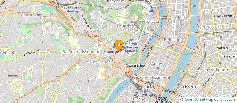 localisation de l'entreprise TABAC-PRESSE-LOTO DE ST JUST  LYON